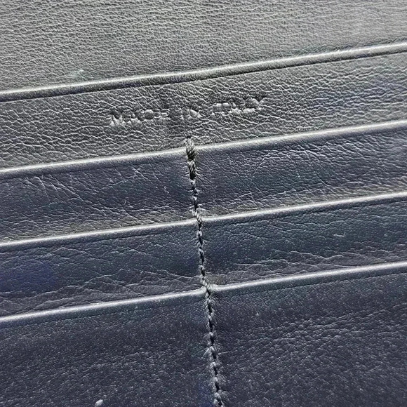 YSL Cobalt Bleu Cassandra  Long Wallet - Picture 2 of 16